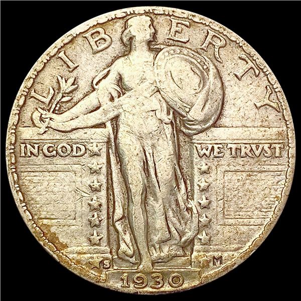 1930-S Standing Liberty Quarter NEARLY UNCIRCULATED