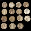 Image 2 : [15] 1927-1945 Mercury Dime HIGH GRADE