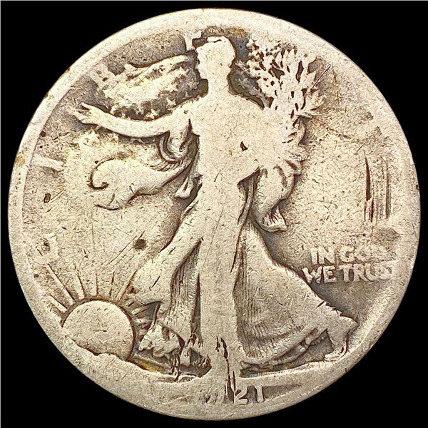 1921 Walking Liberty Half Dollar NICELY CIRCULATED