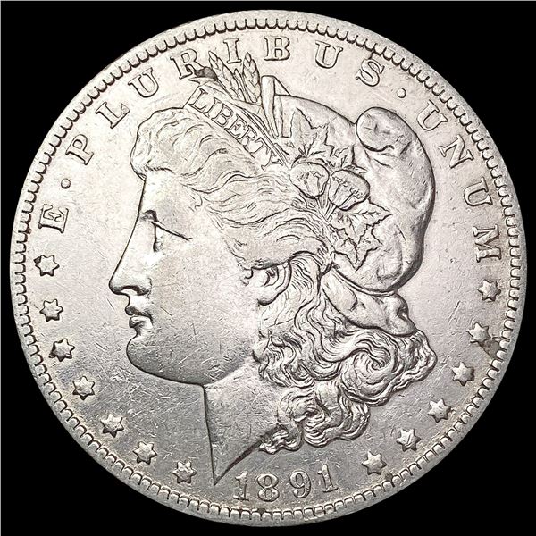 1891-O Morgan Silver Dollar CLOSELY UNCIRCULATED