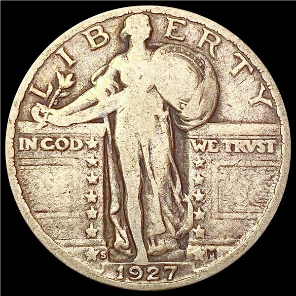 1927-S Standing Liberty Quarter NICELY CIRCULATED