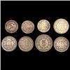 Image 2 : [8] 1830-1881 Varied US Type Coinage Lot HIGH GRADE