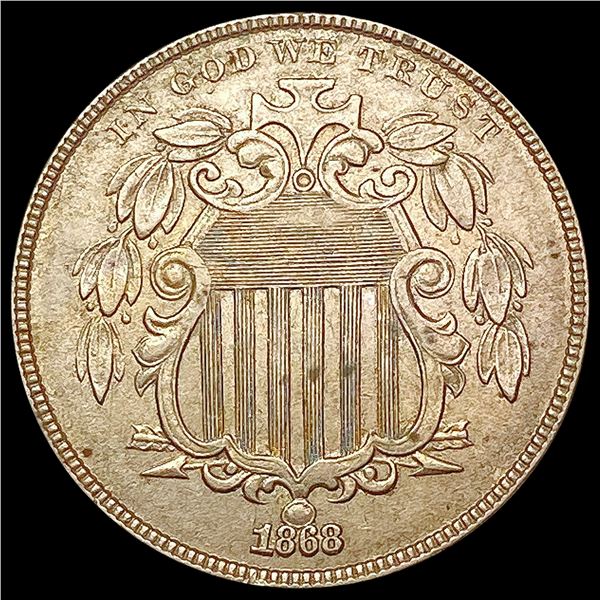 1868 Shield Nickel CLOSELY UNCIRCULATED