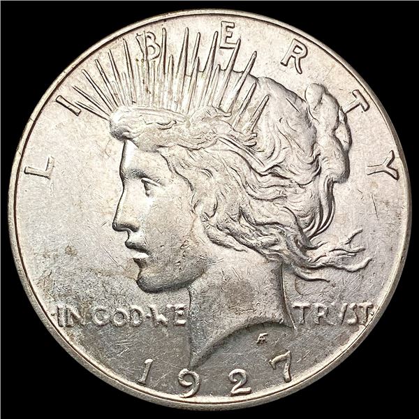 1927-S Silver Peace Dollar CHOICE AU