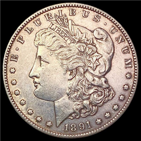 1891-S Morgan Silver Dollar CLOSELY UNCIRCULATED