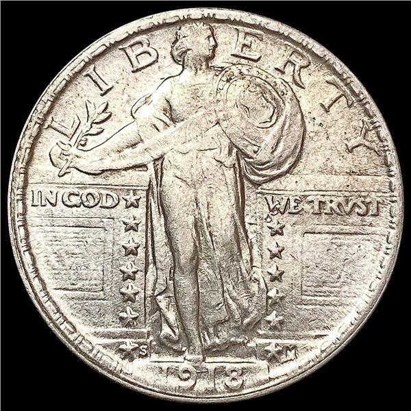 1918-S Standing Liberty Quarter CLOSELY UNCIRCULATED
