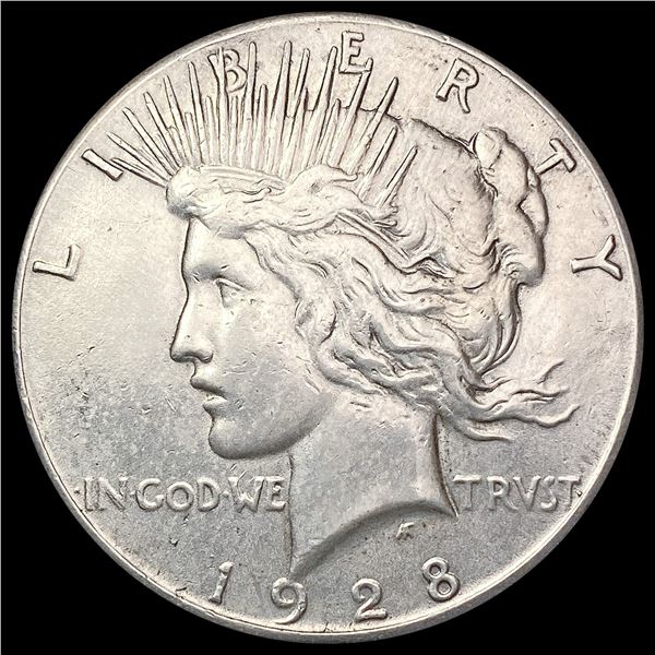 1928 Silver Peace Dollar CLOSELY UNCIRCULATED