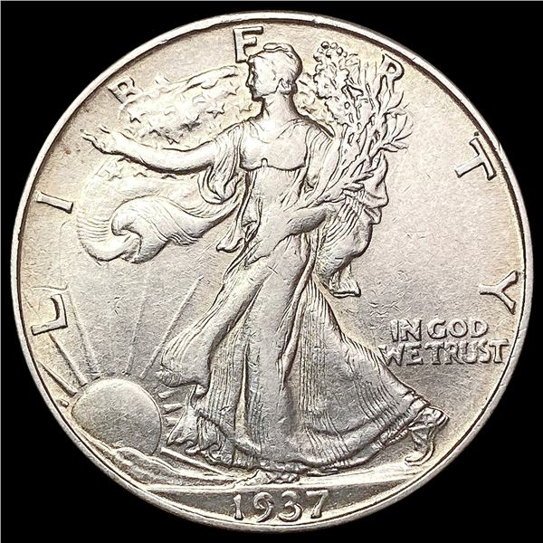1937-D Walking Liberty Half Dollar CLOSELY UNCIRCULATED