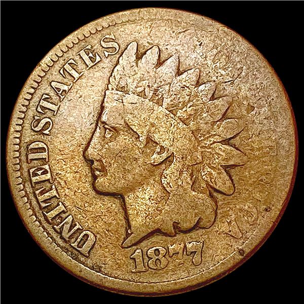 1877 Indian Head Cent NICELY CIRCULATED