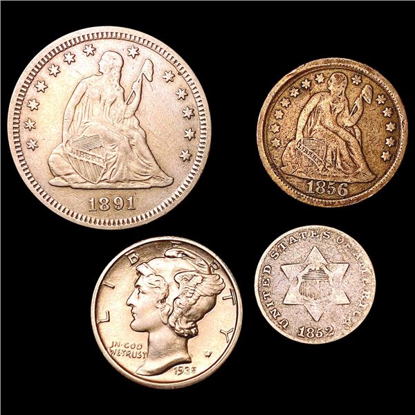 [4] 1852-1935 Varied U.S. Coinage HIGH GRADE