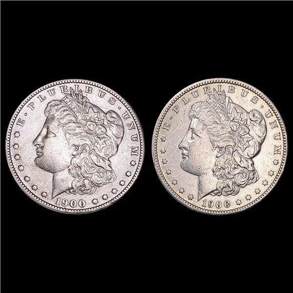 [2] 1900-S Morgan Silver Dollar CLOSELY UNCIRCULATED