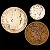 Image 1 : [3] 1848-1930 Varied U.S. Coinage CLOSELY UNCIRCULATED