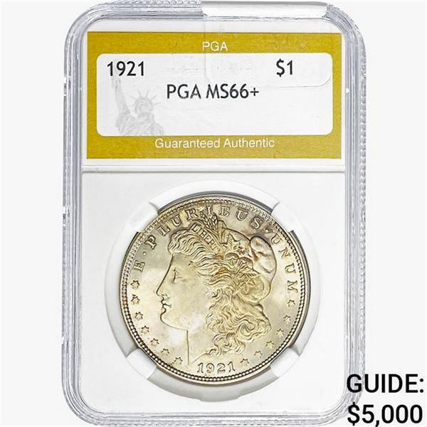 1921 Morgan Silver Dollar PGA MS66+