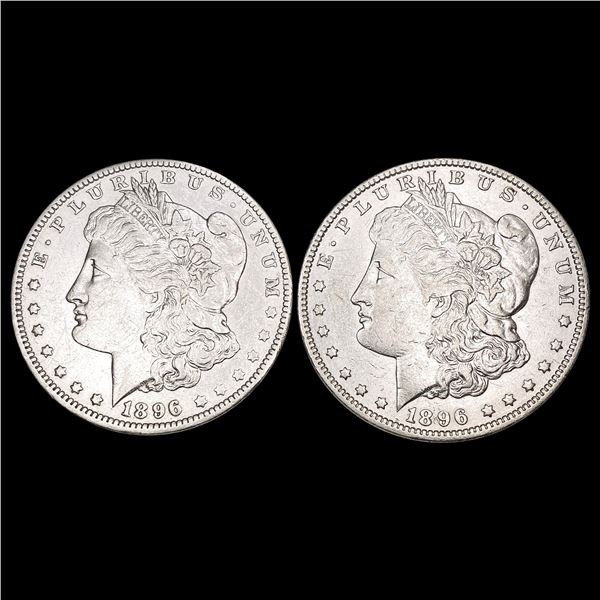 [2] 1896-O Morgan Silver Dollar LIGHTLY CIRCULATED