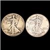 [2] 1919-D&1945 Walking Liberty Half Dollar UNCIRCULATED