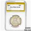Image 1 : 1867 Seated Liberty Half Dollar PGA PR66 DCAM