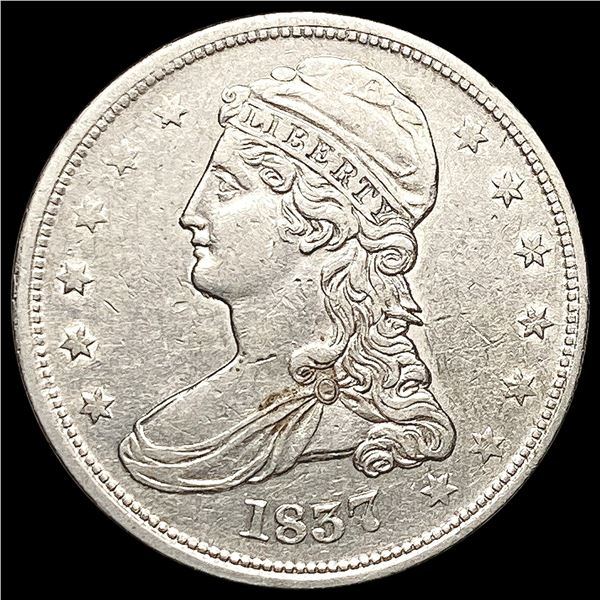 1837 Capped Bust Half Dollar CHOICE AU