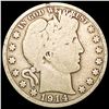 Image 1 : 1914 Barber Half Dollar NICELY CIRCULATED
