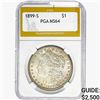 1899-S Morgan Silver Dollar PGA MS64