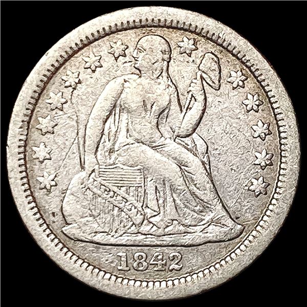 1842-O Seated Liberty Dime NEARLY UNCIRCULATED
