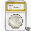 1881-S Morgan Silver Dollar PGA MS64+