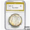 1891-O Morgan Silver Dollar PGA MS64
