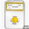 1914-D $2.50 Gold Quarter Eagle PGA MS65