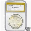 1923-S Silver Peace Dollar PGA MS63