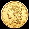 Image 1 : 1838 $5 Gold Half Eagle LIGHTLY CIRCULATED