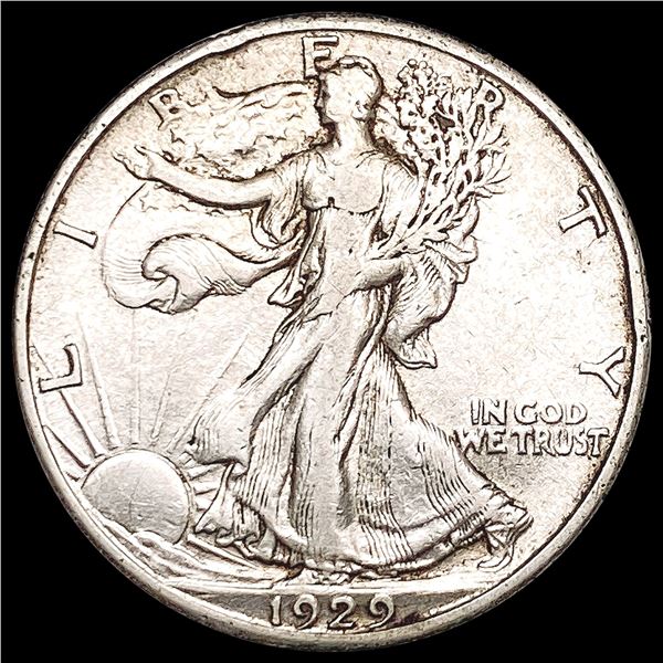 1929-S Walking Liberty Half Dollar CLOSELY UNCIRCULATED
