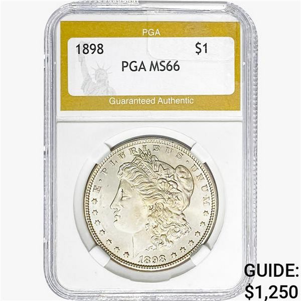 1898 Morgan Silver Dollar PGA MS66