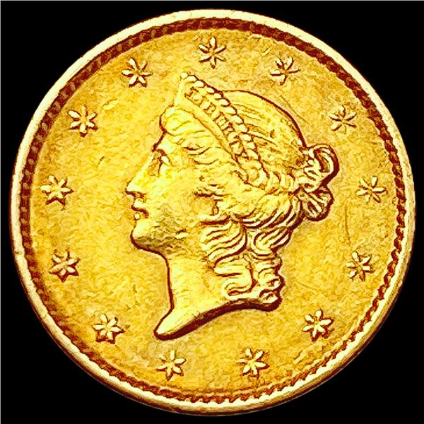 1851 Rare Gold Dollar CLOSELY UNCIRCULATED