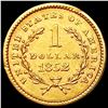 Image 2 : 1852 Rare Gold Dollar CLOSELY UNCIRCULATED
