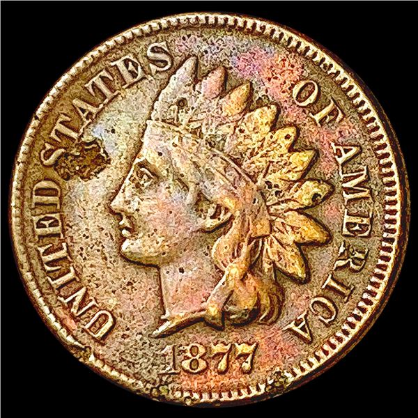 1877 Indian Head Cent CLOSELY UNCIRCULATED
