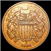 Image 1 : 1865 Two Cent Piece NEARLY UNCIRCULATED