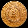 Image 2 : 1865 Two Cent Piece NEARLY UNCIRCULATED