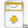 Image 1 : 1926 $2.50 Gold Quarter Eagle PGA MS65+