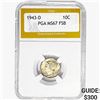 Image 1 : 1943-D Mercury Silver Dime PGA MS67 FSB