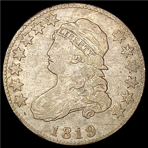 1819 Capped Bust Quarter NEARLY UNCIRCULATED