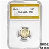 Image 1 : 1943 Mercury Silver Dime PGA MS67+ FSB