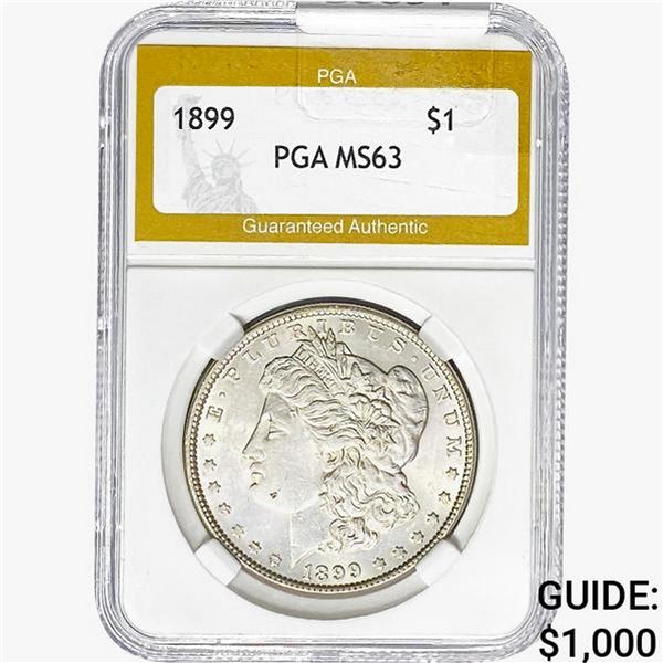1899 Morgan Silver Dollar PGA MS63