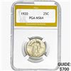 Image 1 : 1920 Standing Liberty Quarter PGA MS64