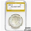 Image 1 : 1883-O Morgan Silver Dollar PGA MS67 DMPL