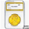 Image 1 : 1907 $20 Gold Double Eagle PGA MS65+