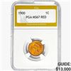 Image 1 : 1900 Indian Head Cent PGA MS67 RED