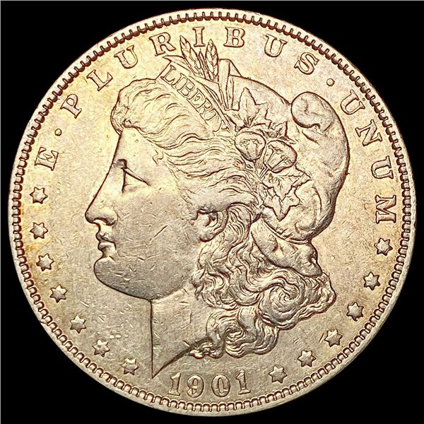 1901 Morgan Silver Dollar CLOSELY UNCIRCULATED
