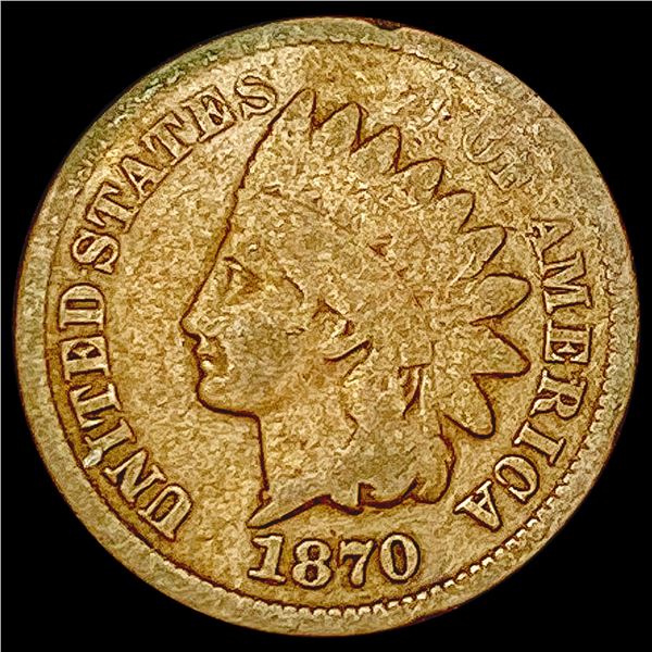 1870 Indian Head Cent LIGHTLY CIRCULATED