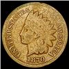 Image 1 : 1870 Indian Head Cent LIGHTLY CIRCULATED