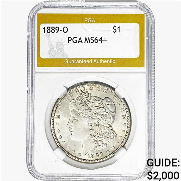 1889-O Morgan Silver Dollar PGA MS64+