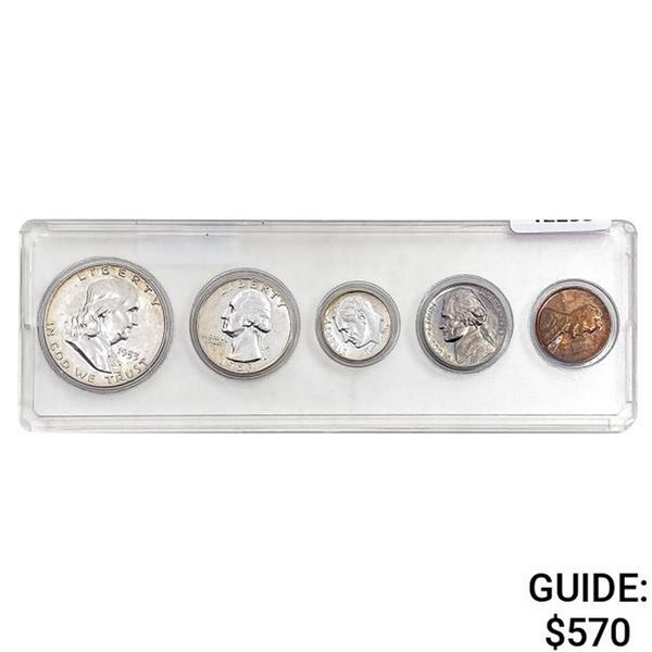 1953 [5 Coin] U.S. Proof Set